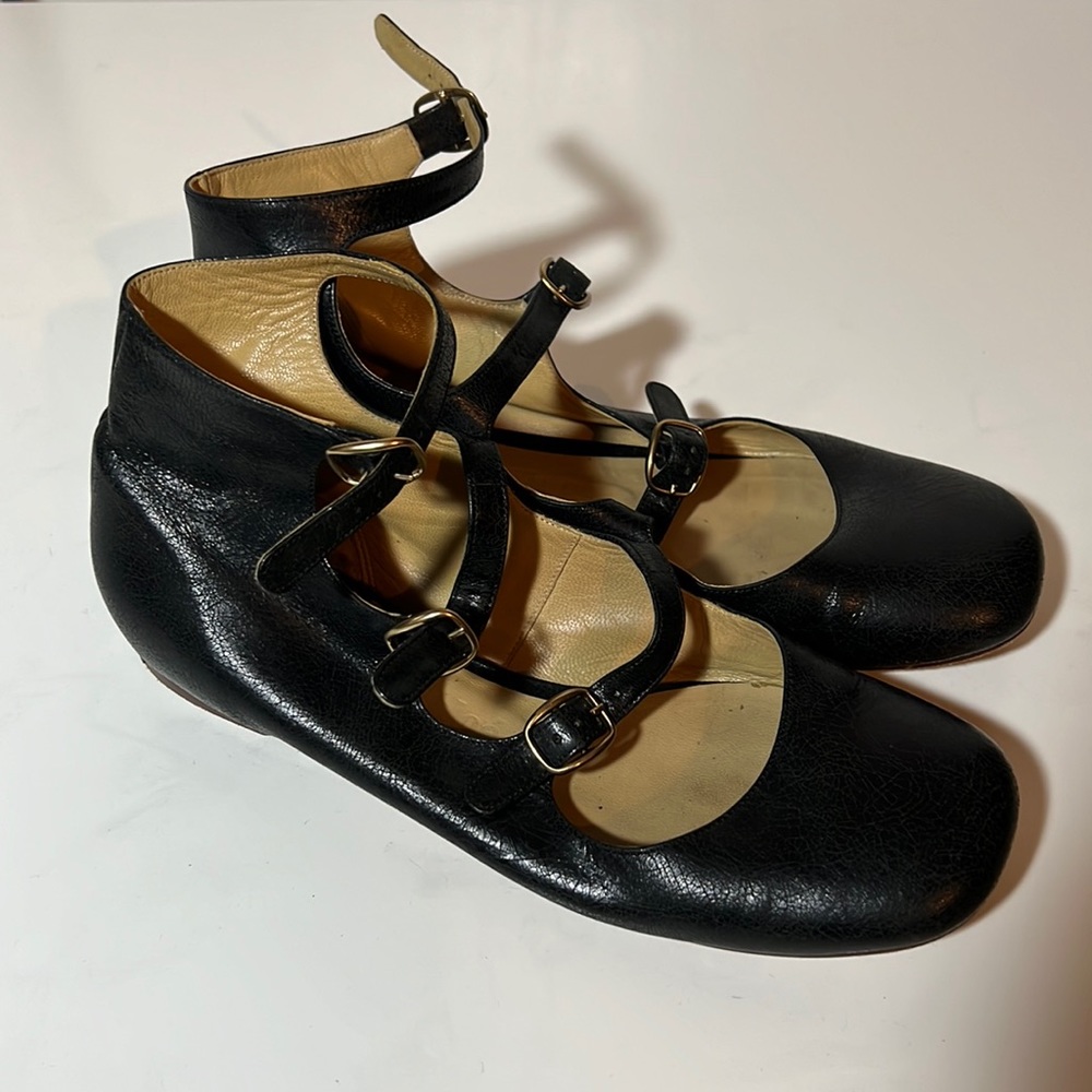 Chloe gladiator ballet flats 37